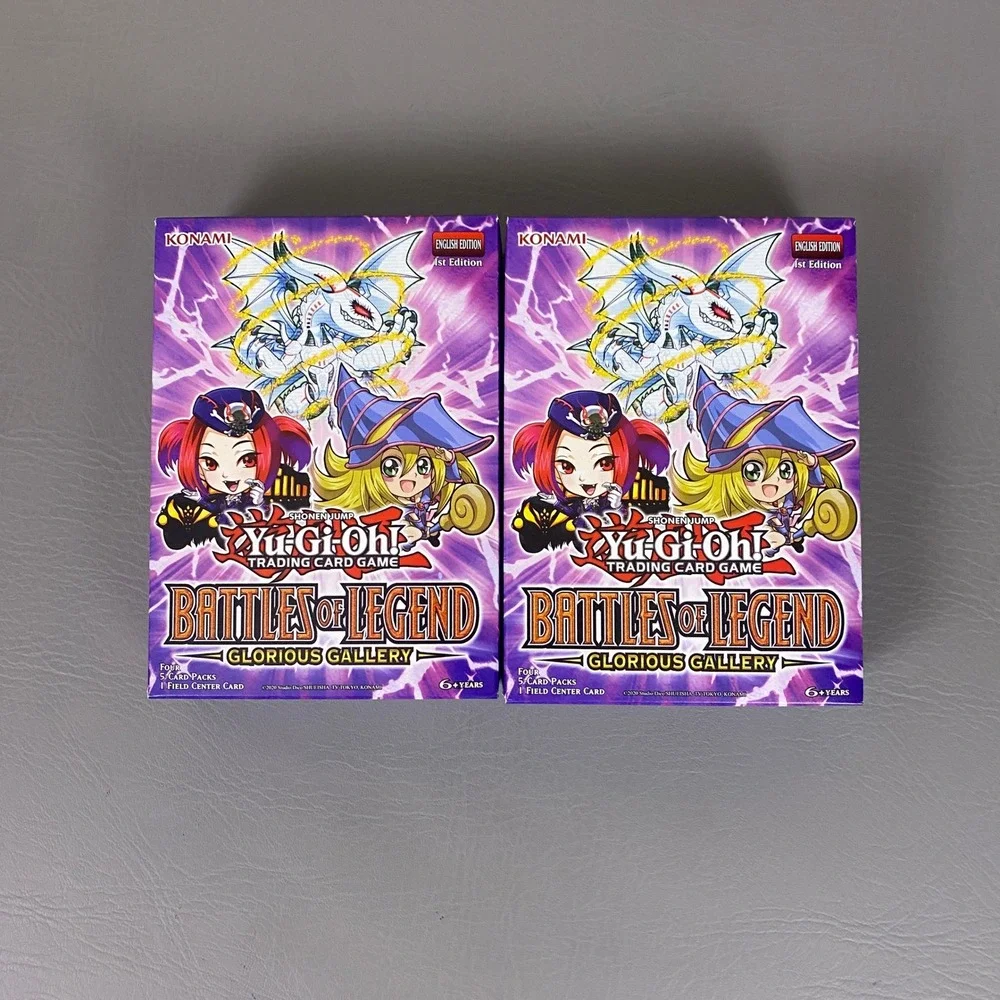 2x Yu-Gi-Oh! Battles of Legend Glorious Gallery 1st Edition Boxes Konami TCG NEW